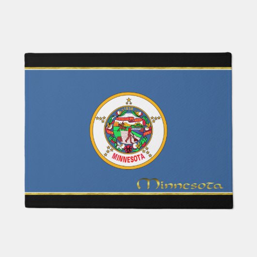 ミネソタ州旗 ドアマット (正面)