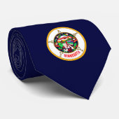 ミネソタ州旗 ネクタイ (ロール)