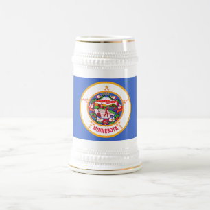 ミネソタ州旗 ビールジョッキ