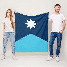 ミネソタ州旗 フリースブランケット