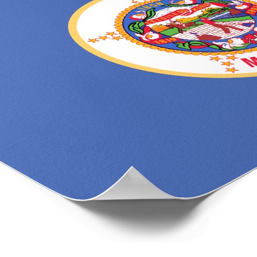 ミネソタ州旗 ポスター (角)