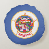 ミネソタ州旗 ラウンドクッション (裏面)