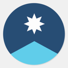 ミネソタ州旗 ラウンドシール