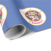 ミネソタ州旗 ラッピングペーパー (ロールコーナー)