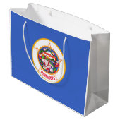 ミネソタ州旗 ラージペーパーバッグ (裏面アングル)