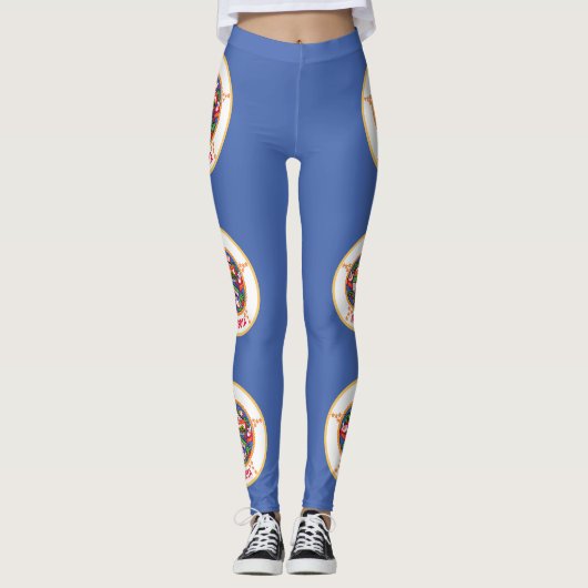 ミネソタ州旗 レギンス (正面)