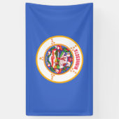 ミネソタ州旗 横断幕 (縦)