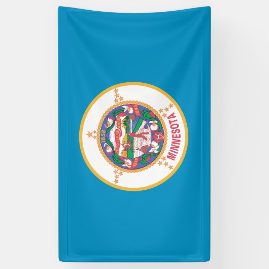 ミネソタ州旗 – 横断幕 (縦)