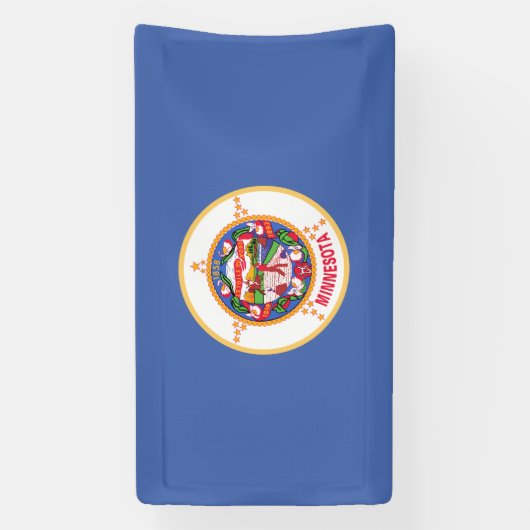 ミネソタ州旗 横断幕 (縦)