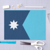 ミネソタ州旗 薄葉紙 (クラフト)