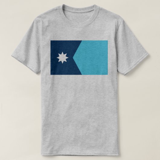 ミネソタ州旗 Tシャツ (デザイン正面)