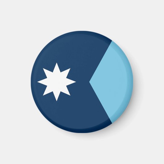 ミネソタ州旗USA マグネット (正面)