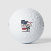 ミネソタ州統一された州マップヴィンテージUSA ゴルフボール (正面)