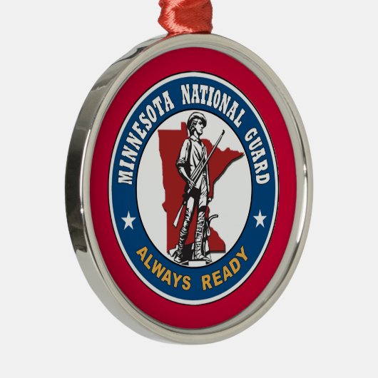 ミネソタ州警備隊クリスマスオーナメント メタルオーナメント (右)