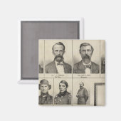 ミネソタ州軍隊メンズポートレート マグネット (正面/裏面)