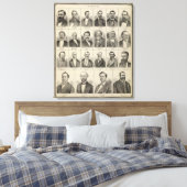 ミネソタ州農家フランクミーカムのポートレート キャンバスプリント (インサイチュ (寝室))