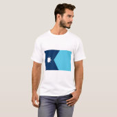 ミネソタ州(アメリカ)の旗のTシャツ Tシャツ (正面フル)