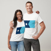 ミネソタ州(アメリカ)の旗のTシャツ Tシャツ (ユニセックス)