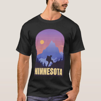 ミネソタ州 アメリカ ハイキング旅行のお土産 Tシャツ