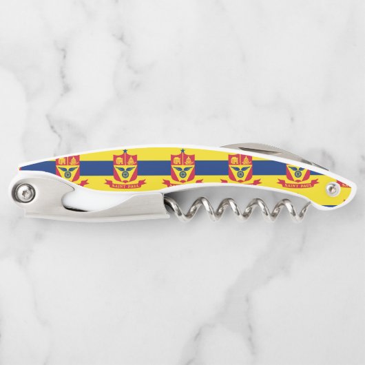 ミネソタ州，セントポールウェイター国旗 ソムリエナイフ (正面)