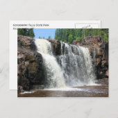 ミネソタ州,ノースショア,グースベリー滝 ポストカード (正面/裏面)