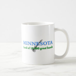ミネソタ州 – バンド10,000ランド コーヒーマグカップ