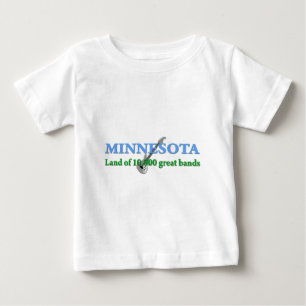 ミネソタ州 – バンド10,000ランド ベビーTシャツ