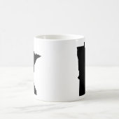 ミネソタ州 ブラック＆ホワイト コーヒーマグカップ (中央)