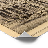 ミネソタ州,ミネアポリス,セントポールのリトグラフ地図 ポスター (角)