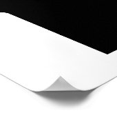 ミネソタ州（モノクロ） ポスター (角)