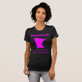 ミネソタ州 - 1万回の潜在的な溺死の地 Tシャツ (正面フル)