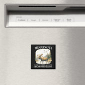 ミネソタ州 10000の湖と810300 マグネット (インサイチュ (食洗機))