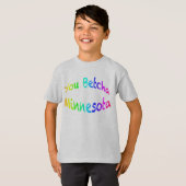 ミネソタ州 You Betcha kt Tシャツ (正面フル)