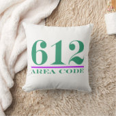 ミネソタ市外局番612装飾用クッション クッション (ブランケット)