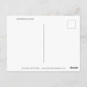 ミネソタ日没はがき ポストカード (裏面)