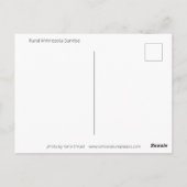 ミネソタ朝日はがき ポストカード (裏面)