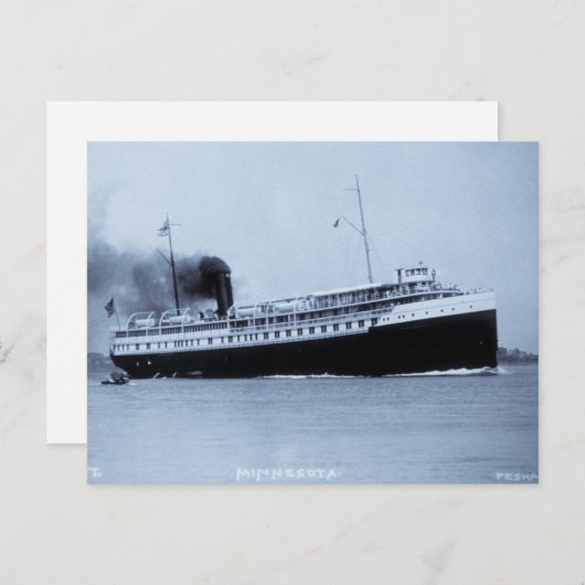 ミネソタ汽船 – ルイペシャ ポストカード (正面/裏面)