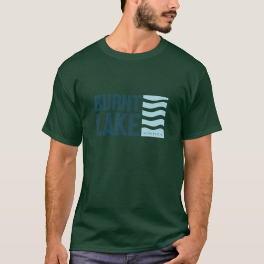 ミネソタ湖のオーバーサイズ Tシャツ (正面)