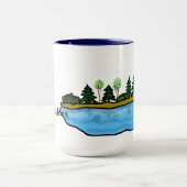 ミネソタ湖11,842の土地 マグカップ (中央)