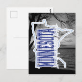 ミネソタ湖 ポストカード (正面/裏面)