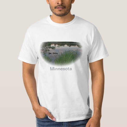 ミネソタ湖 Tシャツ (正面)