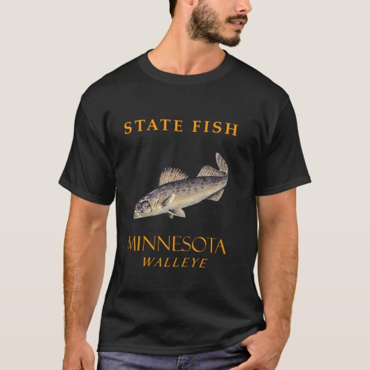 ミネソタ準州 フィッシュ・ザ・ウォーレイ Tシャツ (正面)