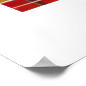 ミネソタ秋の森と湖 ポスター (角)