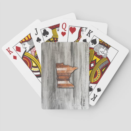 ミネソタ素朴シェイプ トランプ (裏面)