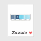 ミネソタ製バーコードフラッグステッカー – 州 シール (シート)