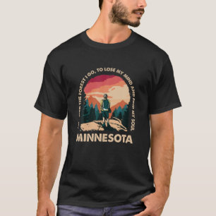 ミネソタ記念林に行く Tシャツ