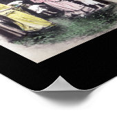 ミネソタ語アルファベット文字の名前アート ポスター (角)