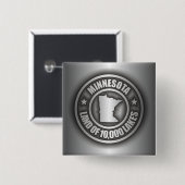 「ミネソタ鋼」ボタン 缶バッジ (正面&裏面)