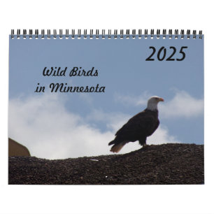 ミネソタ2025年カレンダーの野鳥 カレンダー