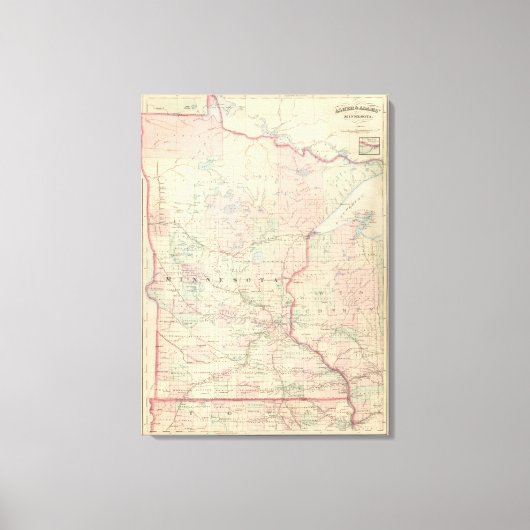 ミネソタ9 キャンバスプリント (正面)